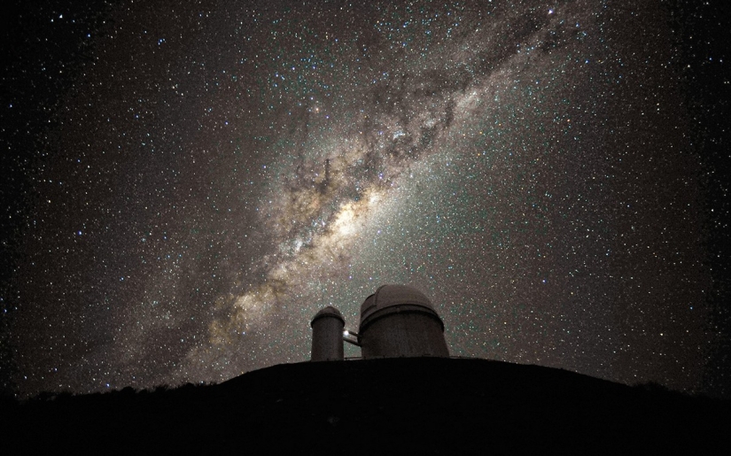 Vía Láctea. Marcha de las estrellas en el espacio