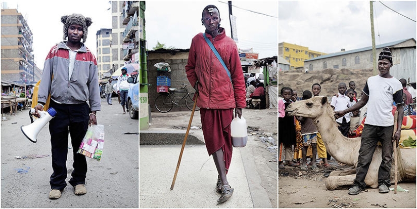 Vendedores ambulantes de Nairobi