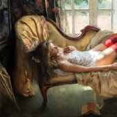 Vicente Romero Redondo - belleza virgen y ternura en sus obras (9 fotos)