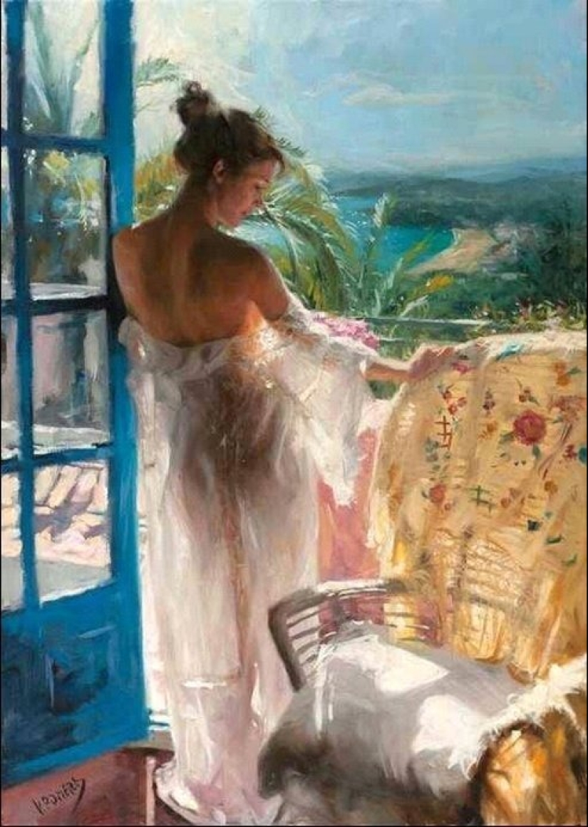 Vicente Romero Redondo - virgin beauty and tenderness in his works (9 photos)