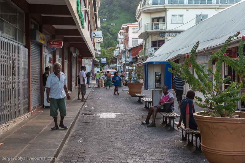 Victoria. La única ciudad en las Seychelles