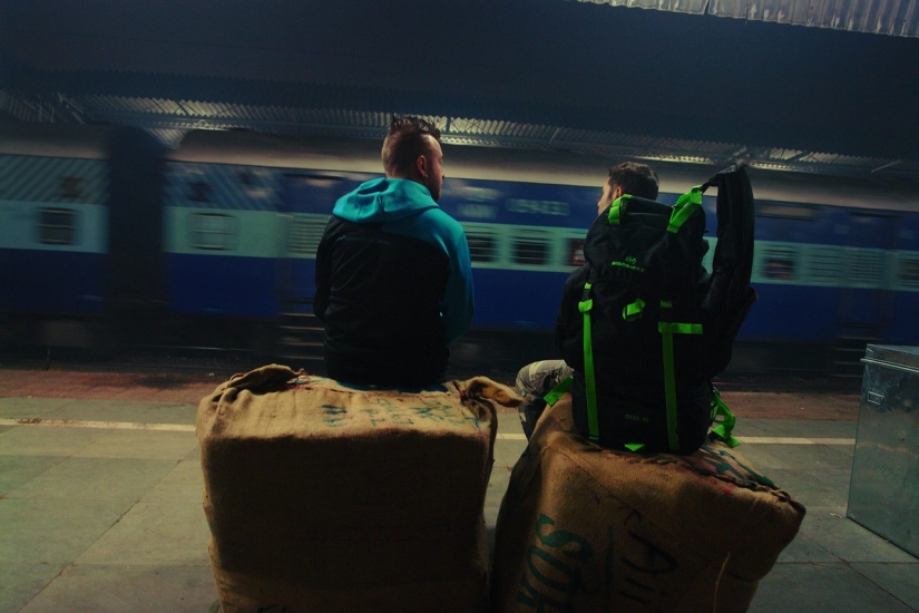 Vida nocturna de la estación india