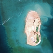 View from heaven: how the Chinese are building islands in the disputed territory