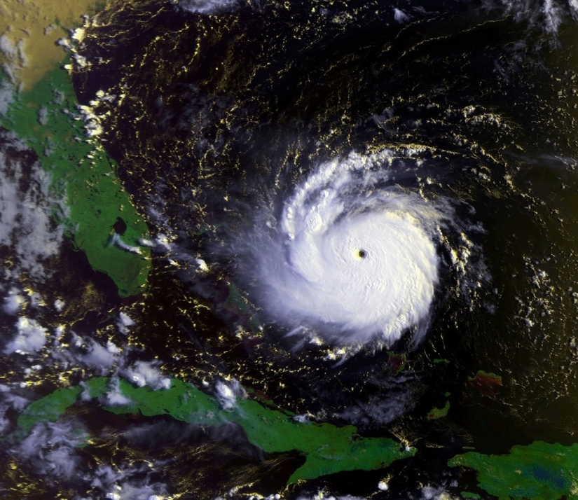 View from space: the most destructive hurricanes in the last 20 years