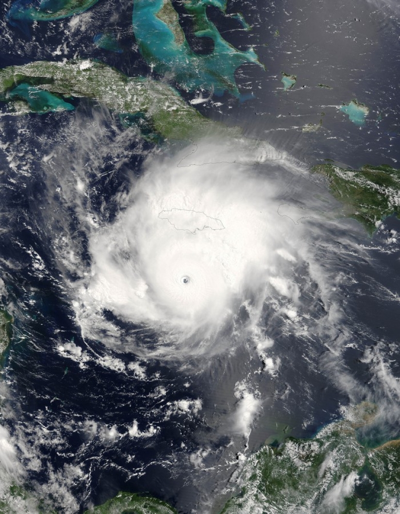 View from space: the most destructive hurricanes in the last 20 years