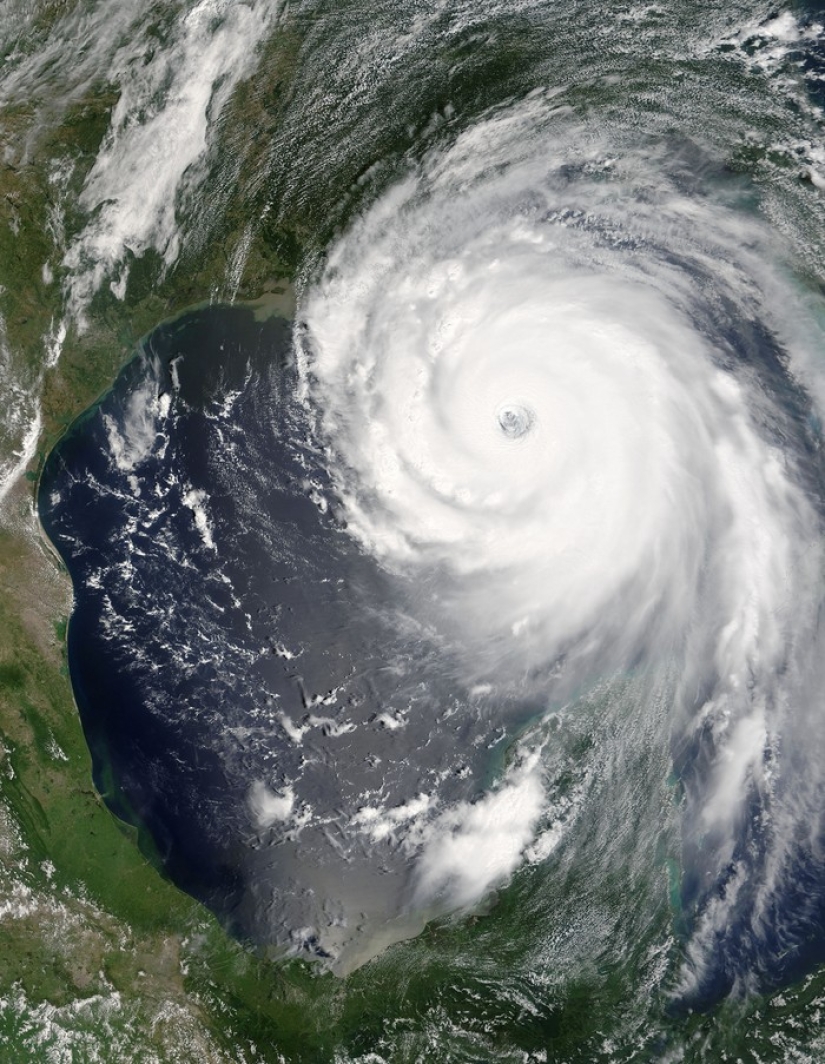 View from space: the most destructive hurricanes in the last 20 years