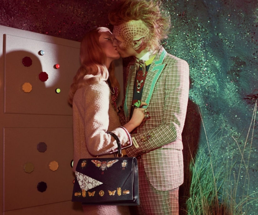 Vintage aliens and dinosaurs in the new crazy Gucci ad