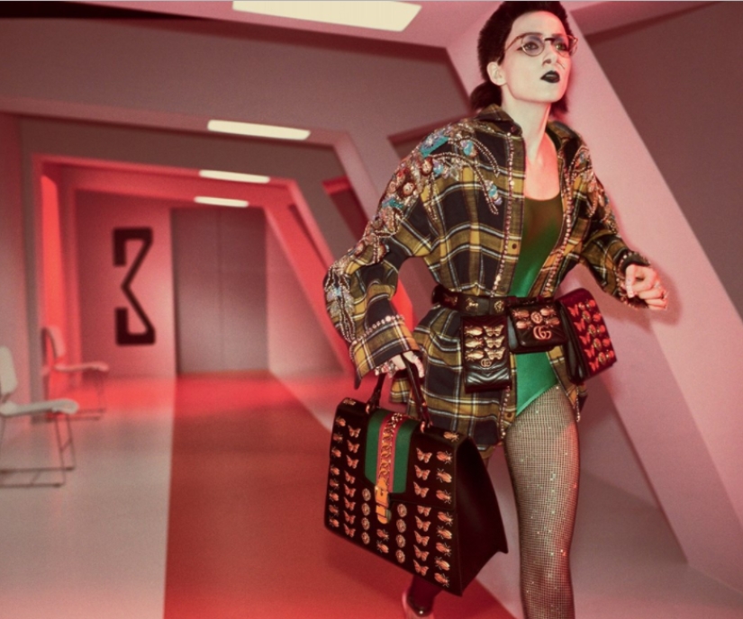 Vintage aliens and dinosaurs in the new crazy Gucci ad