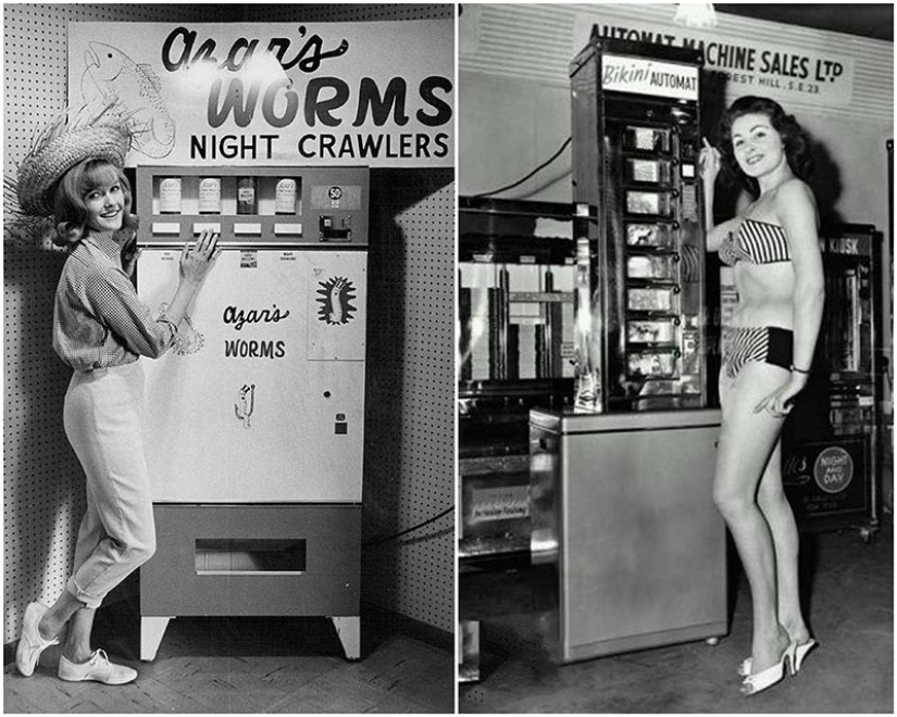 Vintage vending machines