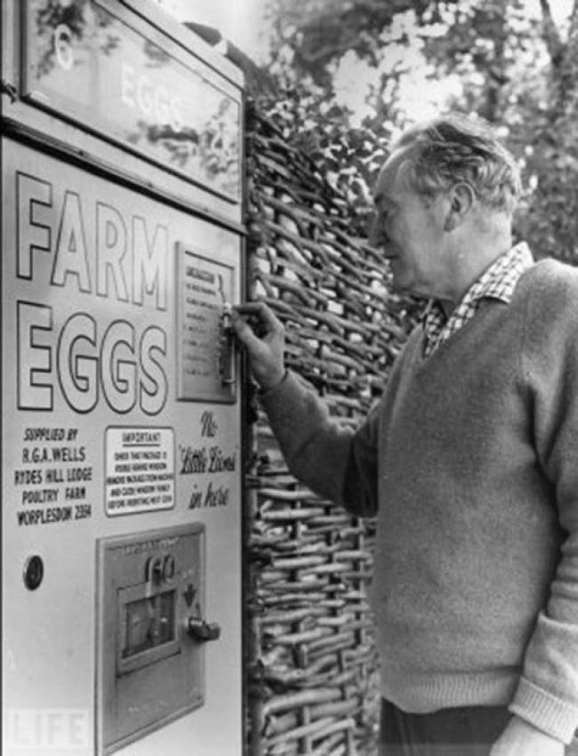 Vintage vending machines