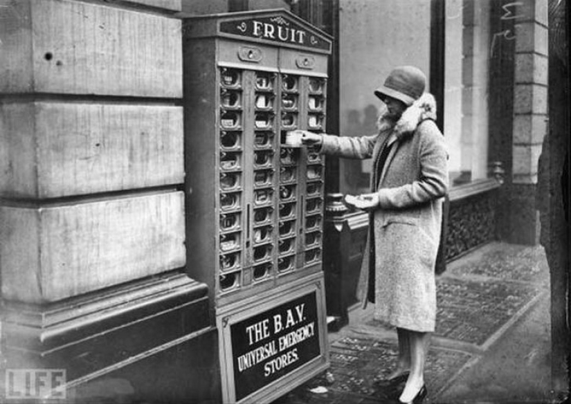 Vintage vending machines