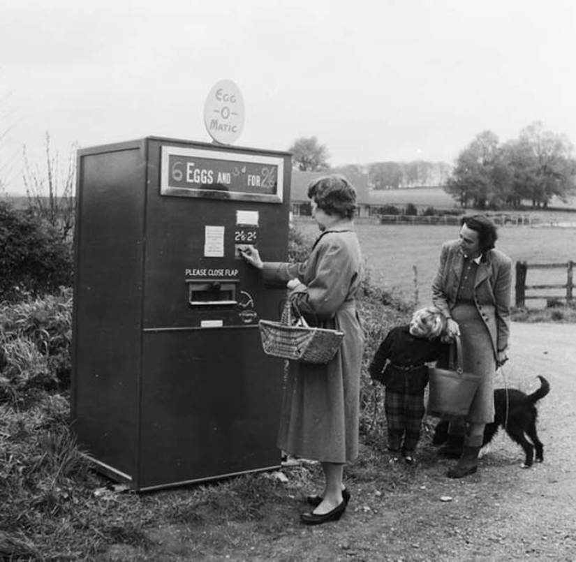 Vintage vending machines