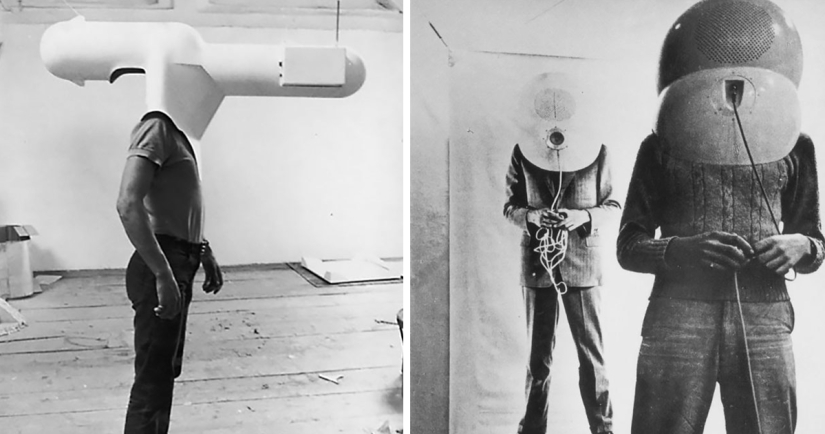 VR helmet from the 60s: Walter Pichler's futuristic concepts - Pictolic