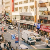 Walk through miniature Tokyo with a master of tilt-shift photography