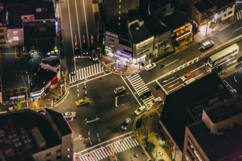 Walk through miniature Tokyo with a master of tilt-shift photography