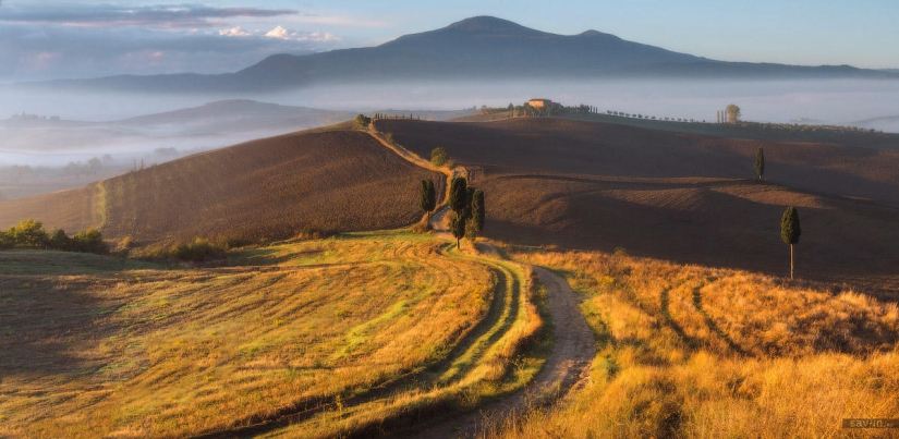 Warm autumn in Tuscany