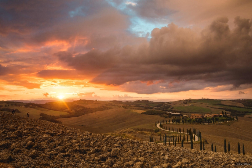 Warm autumn in Tuscany