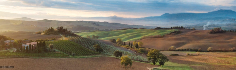 Warm autumn in Tuscany