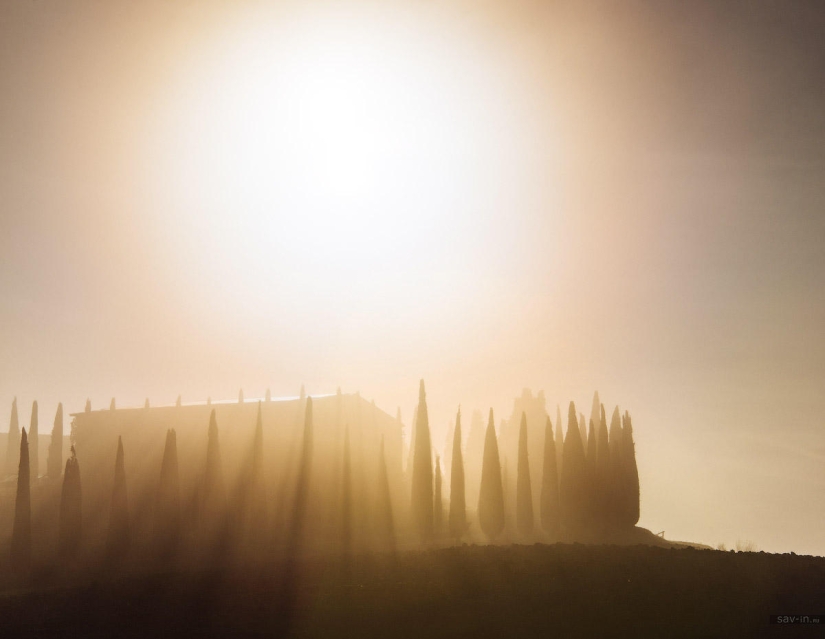 Warm autumn in Tuscany