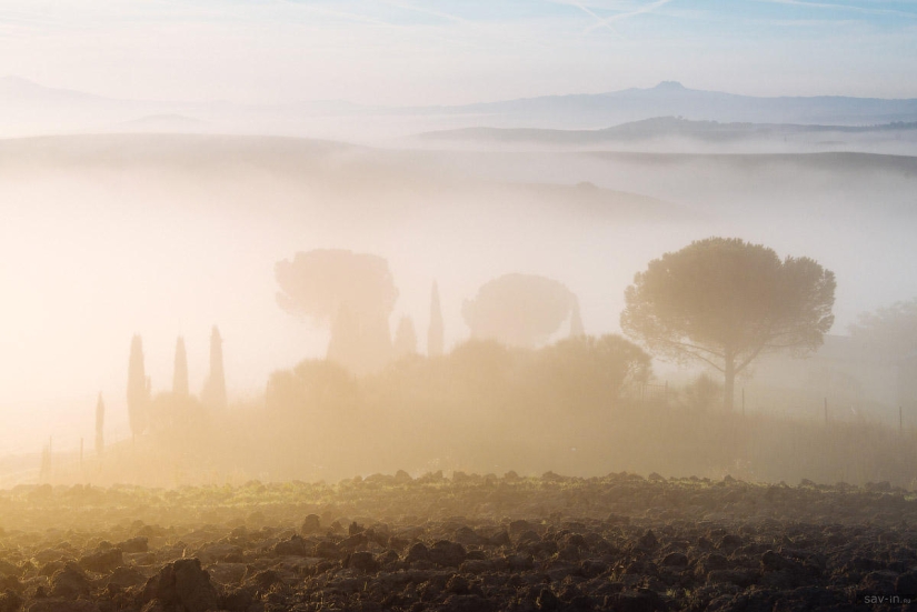 Warm autumn in Tuscany