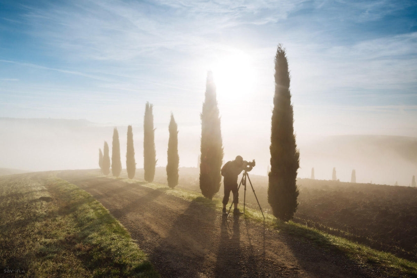 Warm autumn in Tuscany