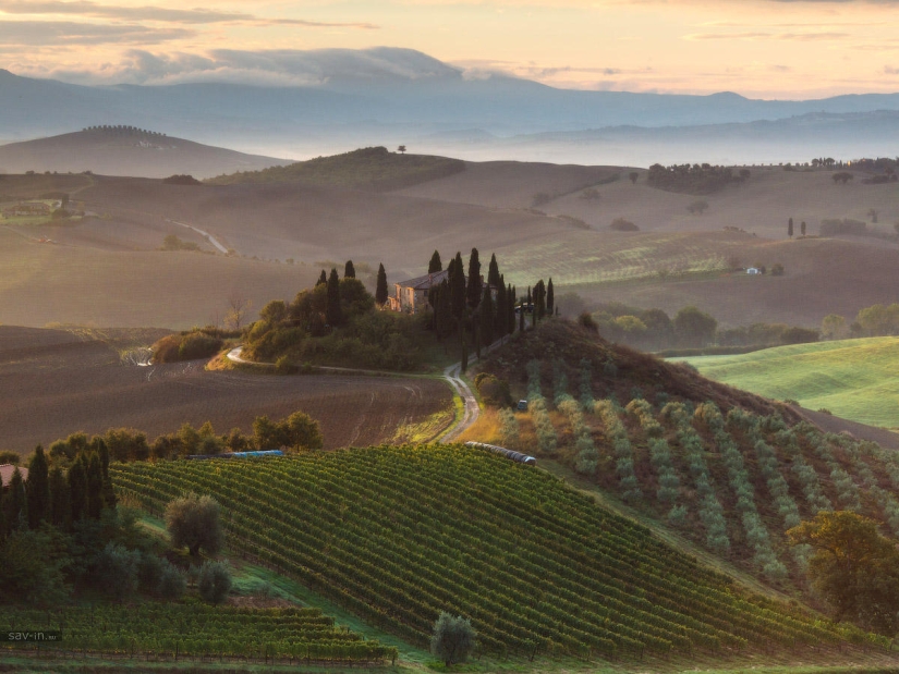 Warm autumn in Tuscany