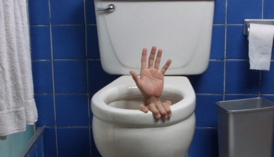 We are at risk! Scientists from the USA have shown what happens when flushing water in the toilet