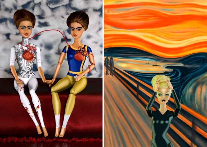 What Barbie dolls would look like in classic paintings