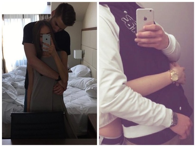 What can you tell me about the relationships of the couples photo in social networks?