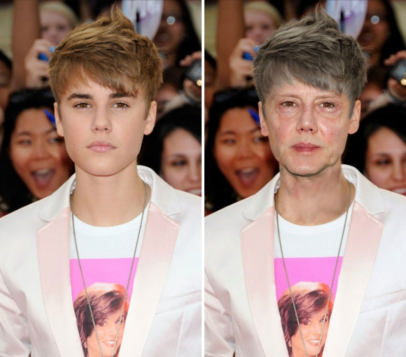 What celebrities will look like when they get older