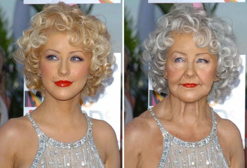 What celebrities will look like when they get older