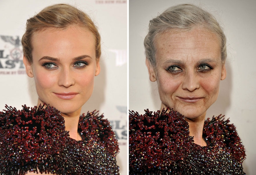 What celebrities will look like when they get older