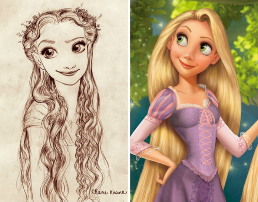 What Disney characters looked like at the very beginning