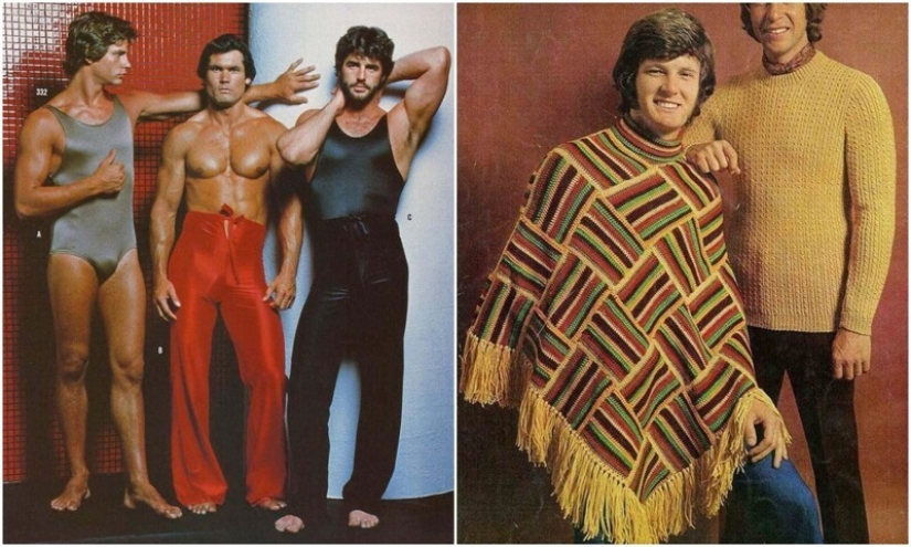 What men's fashion looked like in the 70s. We hope she never comes back