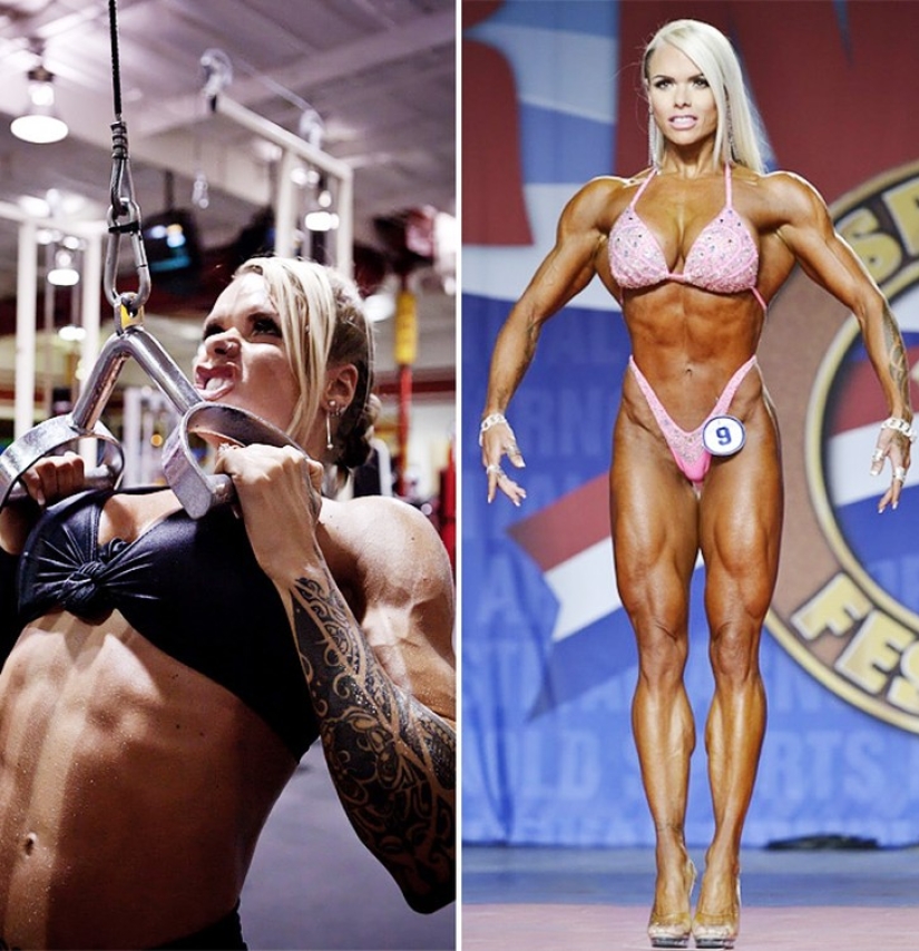 What should be female bodybuilding