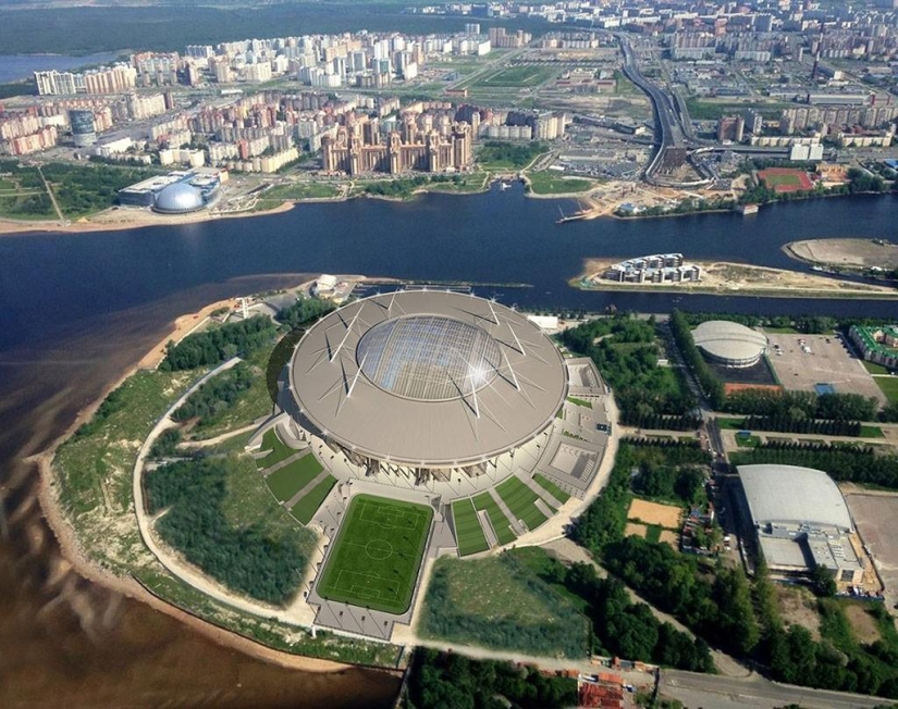 What stadiums look like for the 2018 FIFA World Cup right now