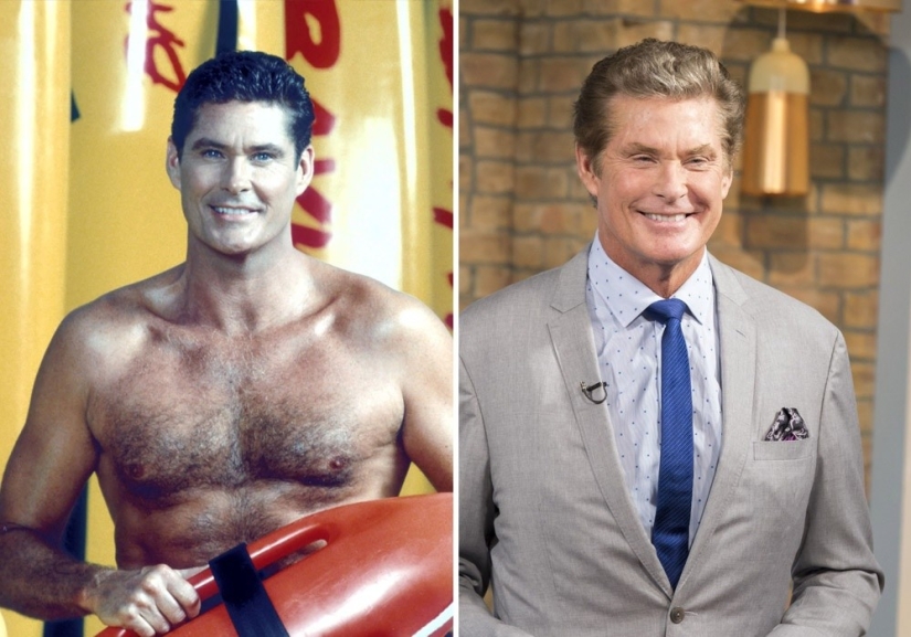 What the characters of the TV series &quot;Baywatch&quot; look like 27 years later