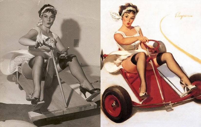What the girls who posed for the most famous pin-up posters really looked like