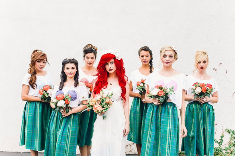 What would the wedding of the little mermaid Ariel look like in real life