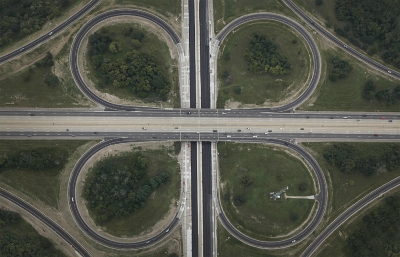Where the Roads Divide: Aerial Photography by Peter Andrew