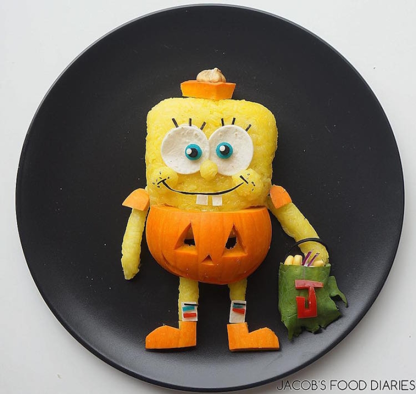 Where's my big spoon? The artist cooks edible toons for her son
