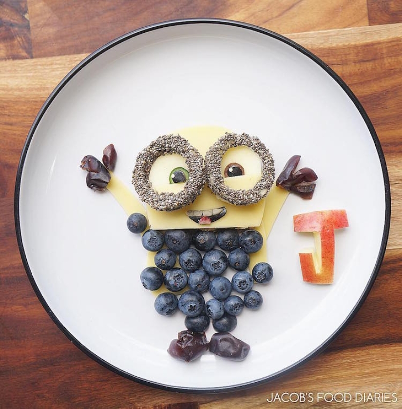 Where's my big spoon? The artist cooks edible toons for her son