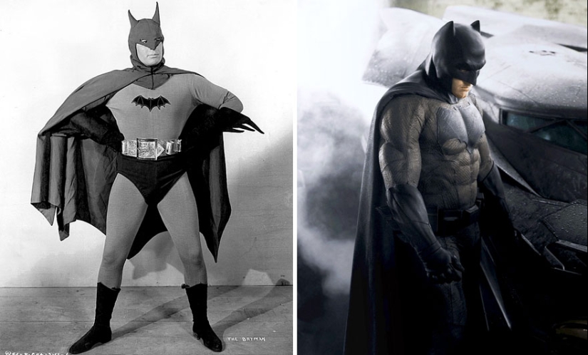 Who are all these people: what superheroes looked like in the past