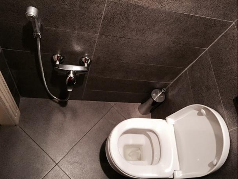 Why are there two different types of toilets in Turkish apartments
