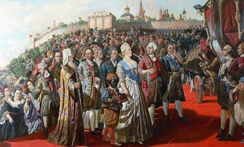Why did Catherine II plan to introduce polygamy in the Russian Empire
