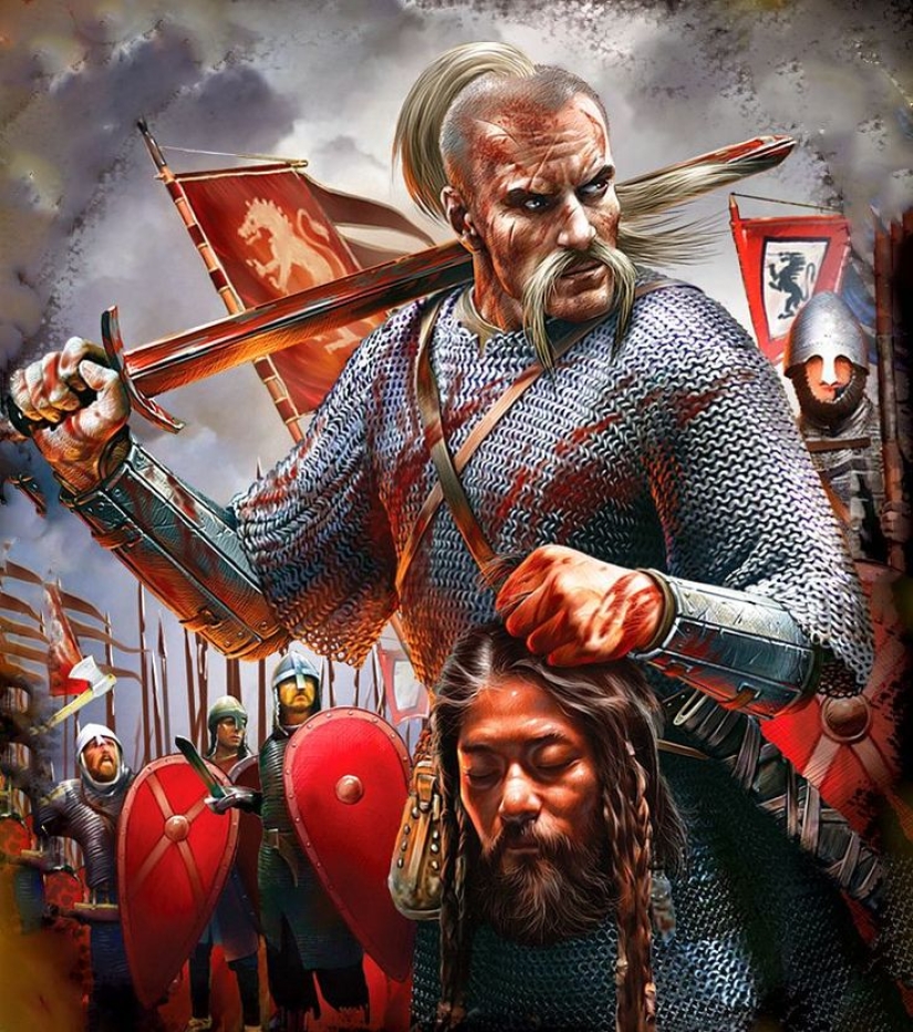 Why did the Cossacks leave a forelock on a shaved head