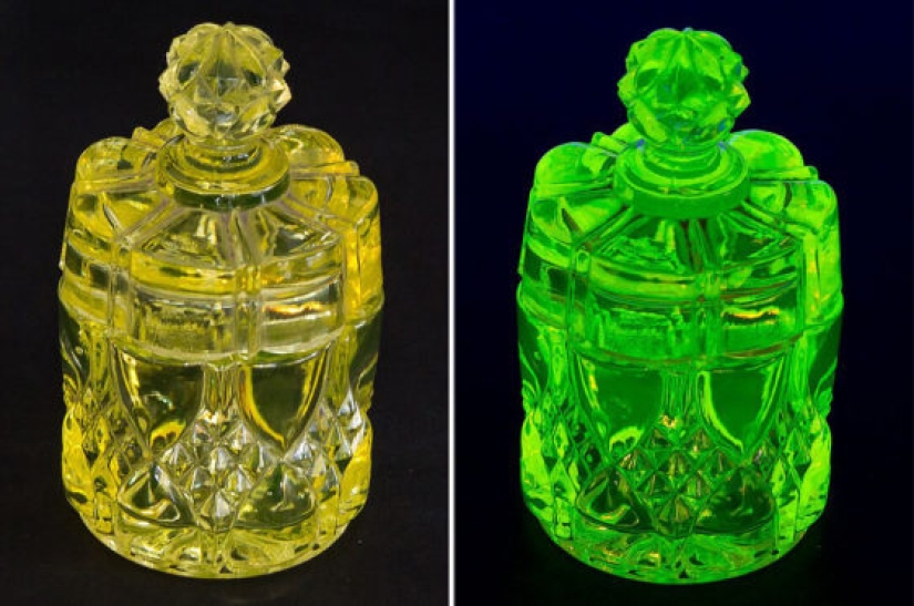 Why did they stop producing uranium glass