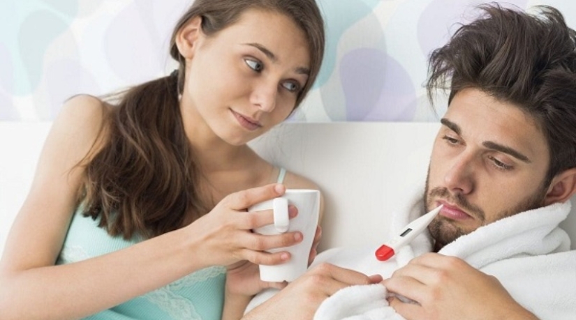 Why do men suffer from colds and flu more severely than women?