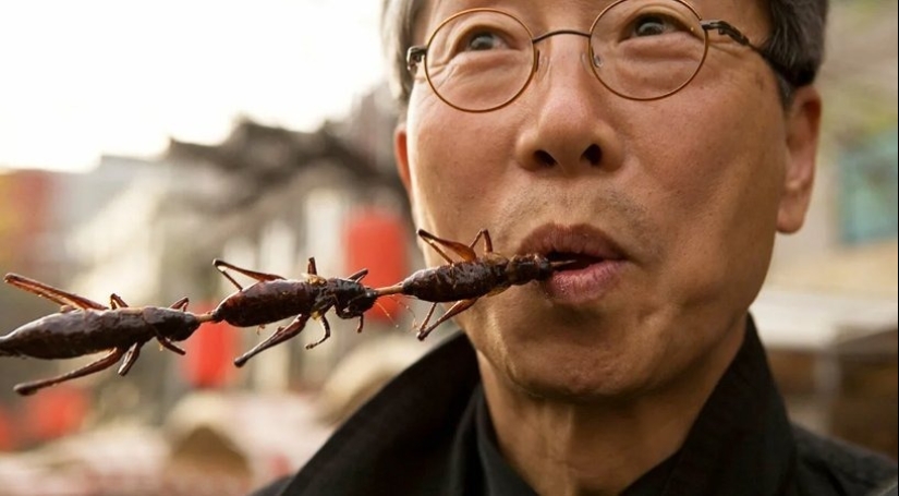 Why do the Chinese eat insects and "strange" foods that frighten civilized people