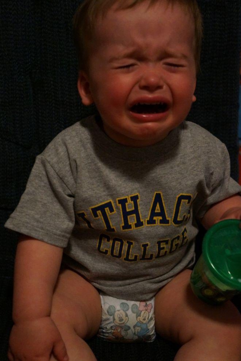 Why is my son crying